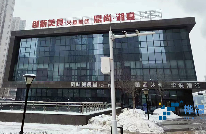 創新美食廣場烏魯木齊花園酒店內遮陽織物布天幕