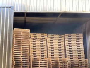 package drying kiln Kiln for Wooden Packaging Materials kiln dryer with wooden package boxes inside